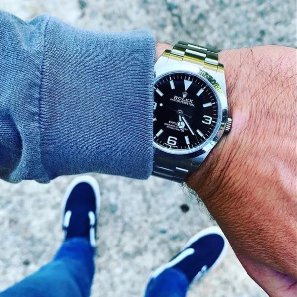 mens black rolex