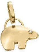 Lucky Life 0.02Ct Diamond Polar Bear Charm Only in 18k Yellow Gold
