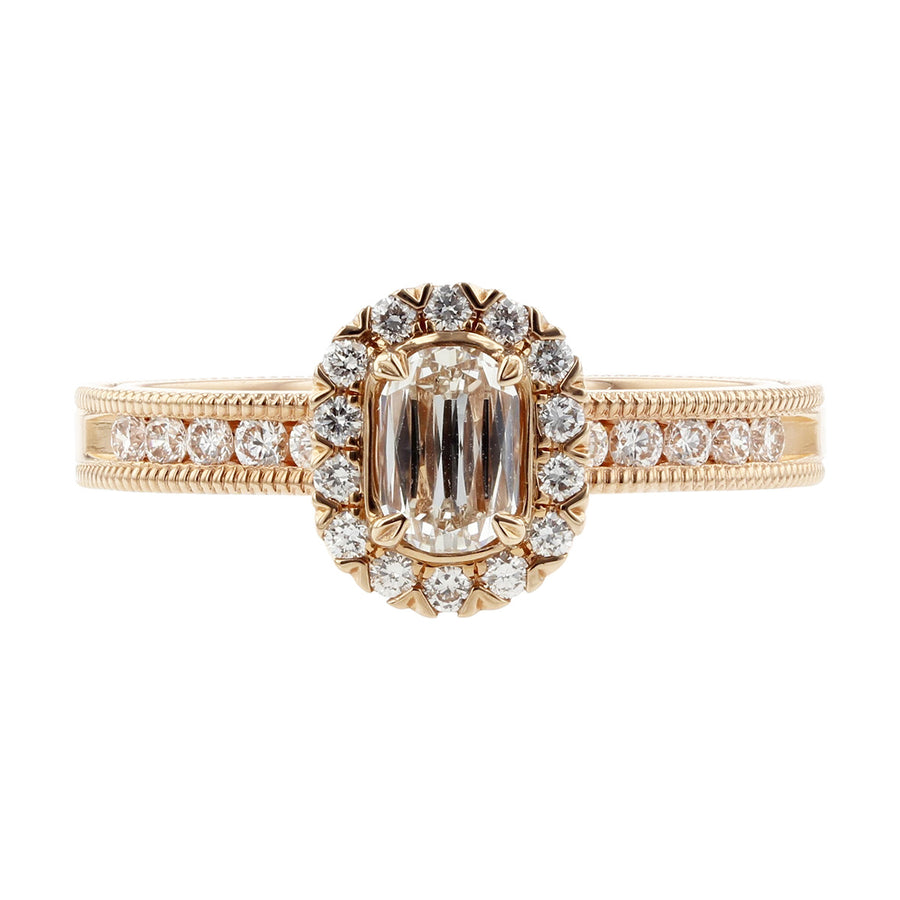 LAmour Crisscut Diamond Engagement Ring