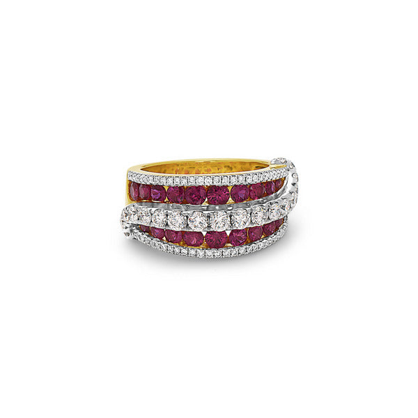 Krypell Collection Diamond Swirl Ring