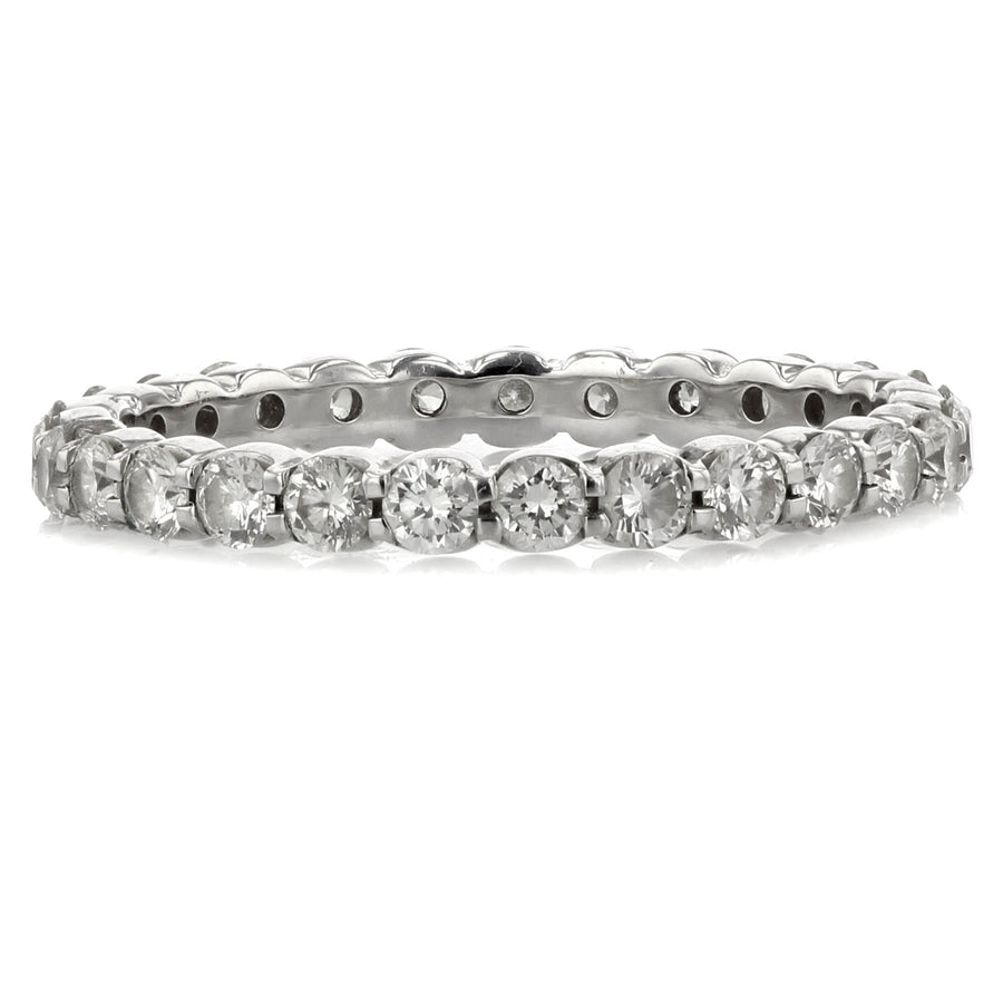 Crisscut Round Brilliant Cut Diamond Eternity Band