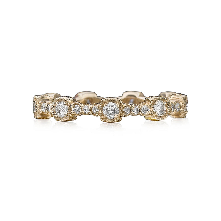 18K Rose Gold Diamond Eternity Band