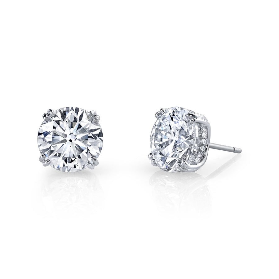 Arabesque Diamond Designer Stud Earrings