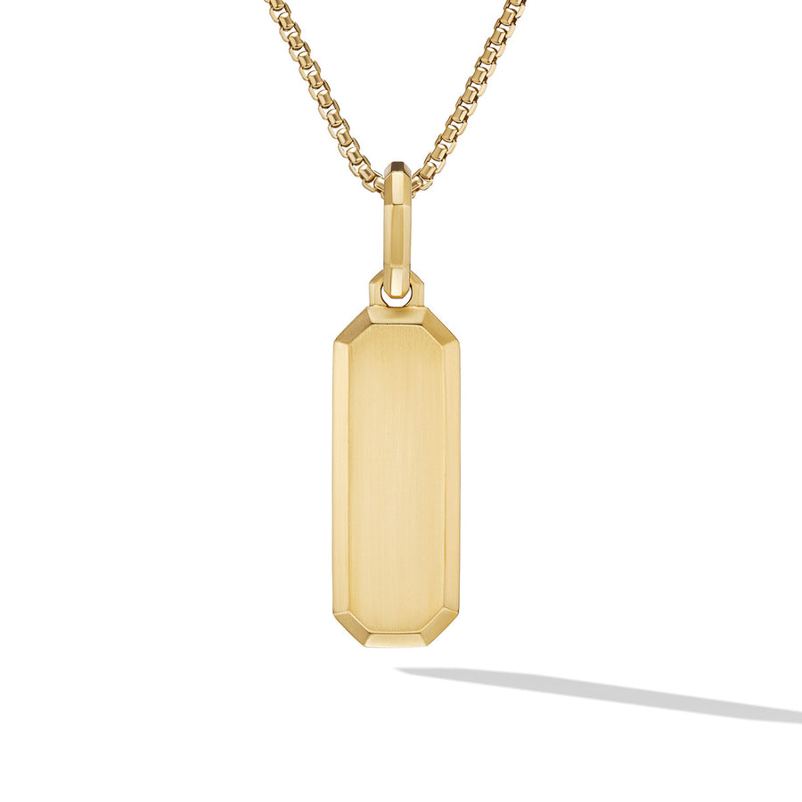 Streamline Amulet in 18K Yellow Gold
