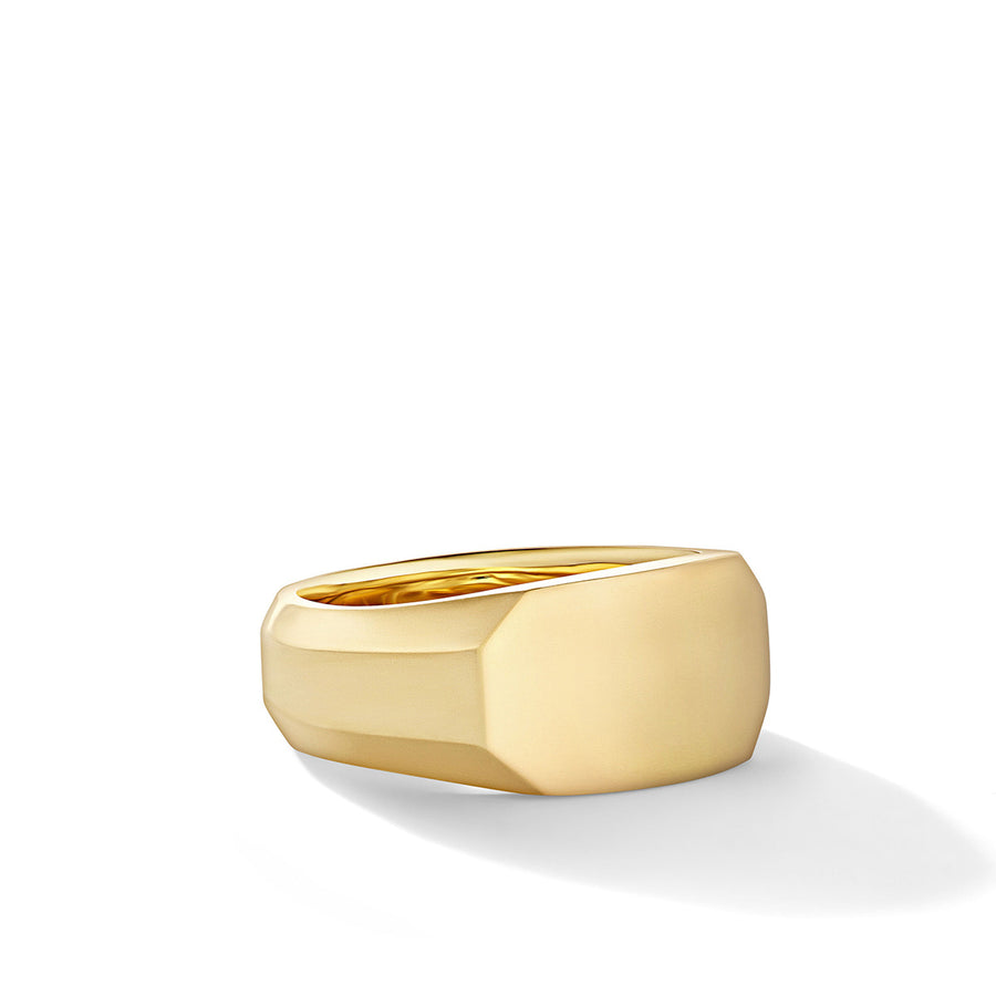 Streamline Cigar Band Ring in 18K Yellow Gold