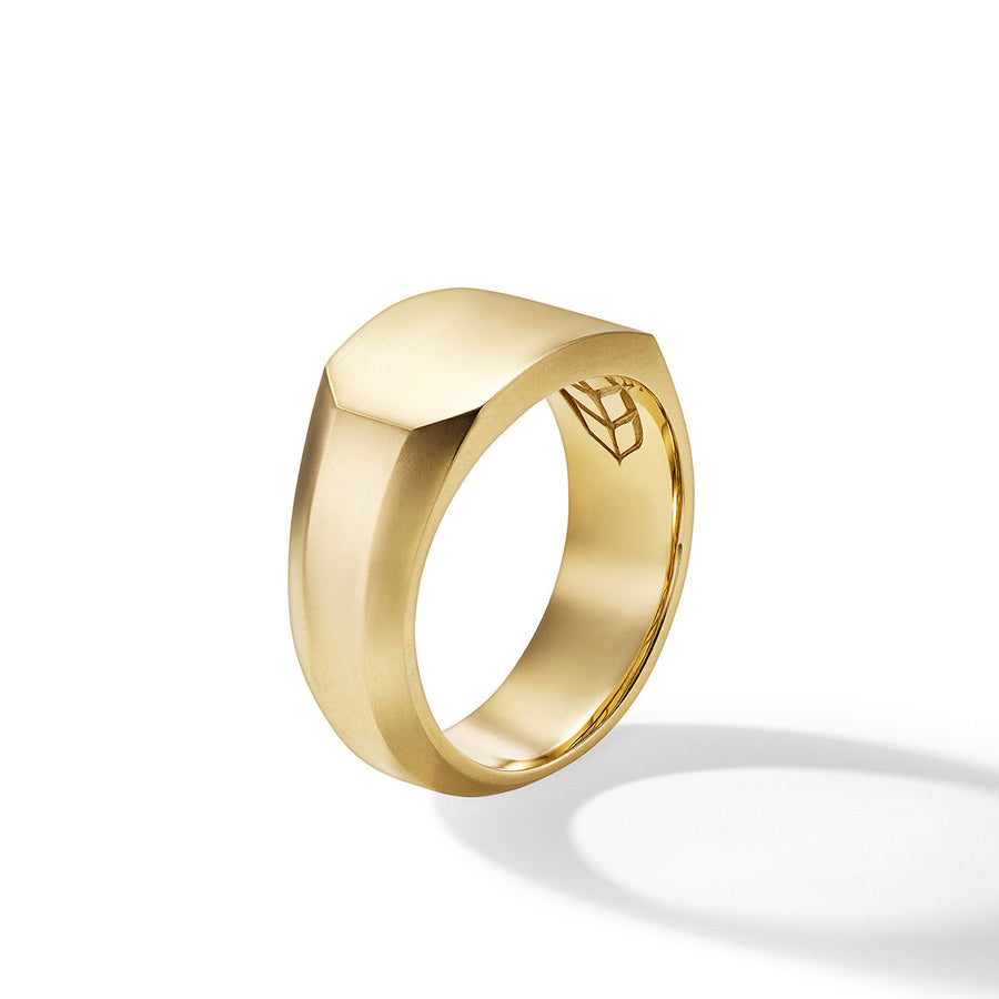 Streamline Cigar Band Ring in 18K Yellow Gold