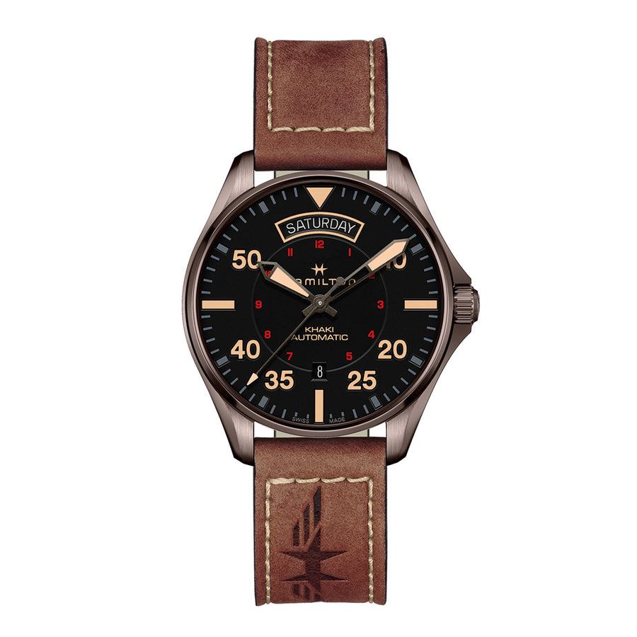 Khaki Aviation Day Date Auto