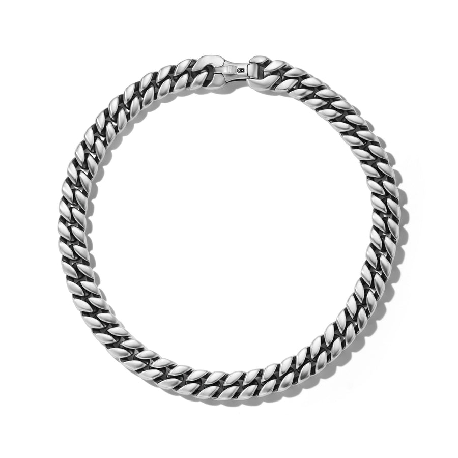 Curb Chain Bracelet in Sterling Silver