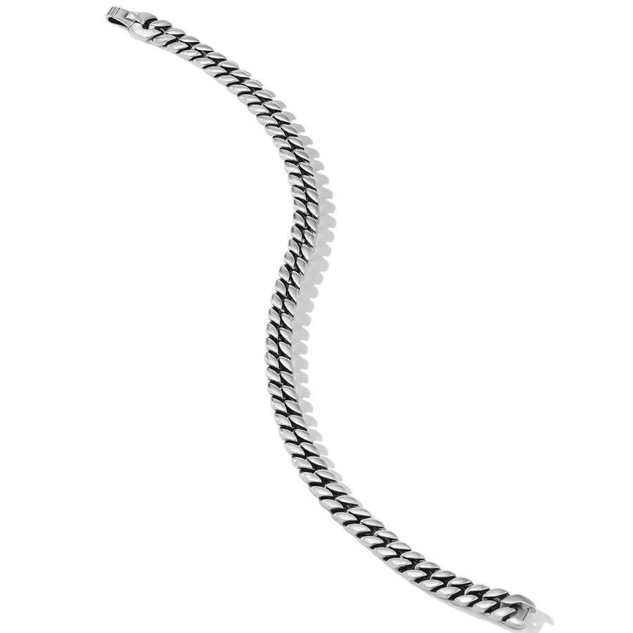 Curb Chain Bracelet in Sterling Silver
