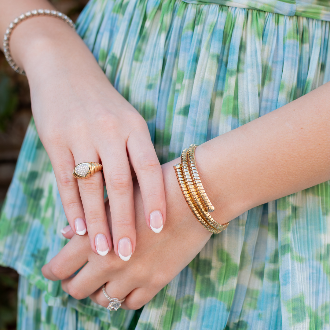 Gold Bracelet and Ring