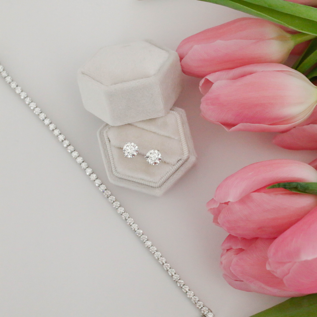 Diamond Stud Earrings