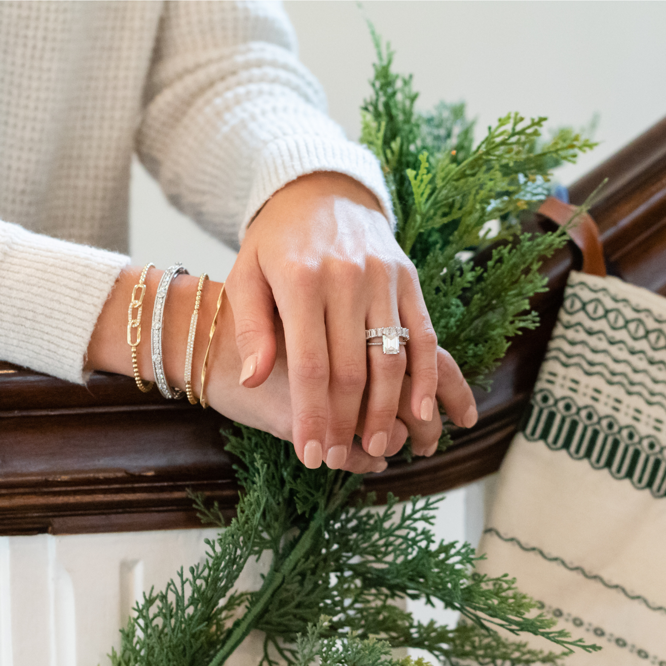 Silver Engagement Ring