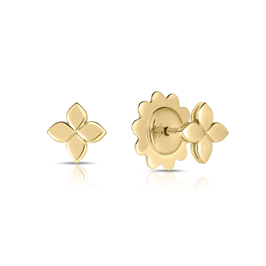 Love in Verona Stud Earrings in 18K Yellow Gold