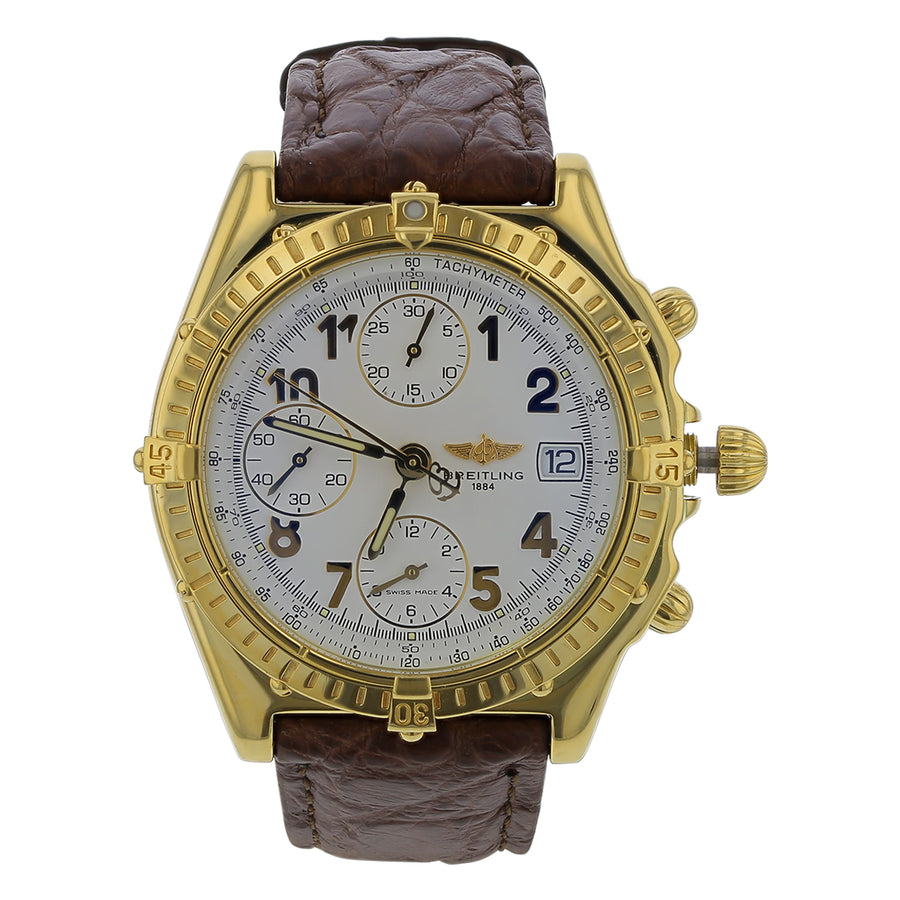 18k Gold Breitling Chronomat 1995 Breitling Crosswind Special