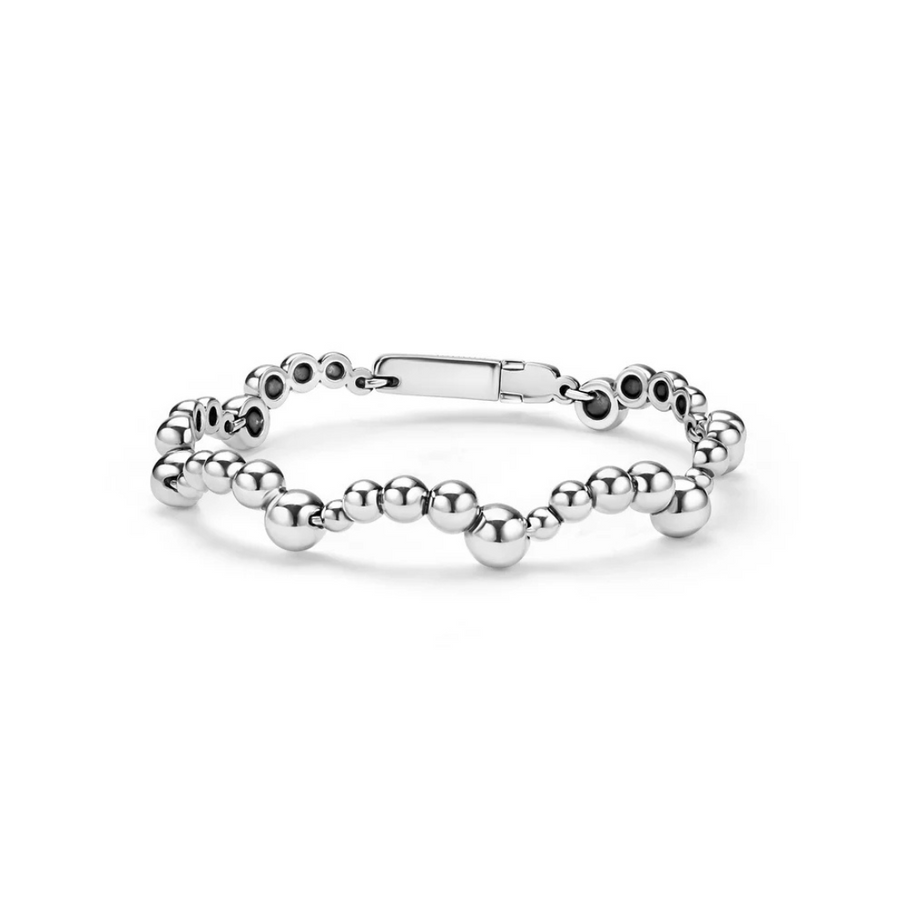 Cavair Bubbly 8mm Bracelet in Sterling Silver, 6"