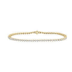 Classic 1.55ct Diamond Tennis Bracelet in 18K Yellow Gold