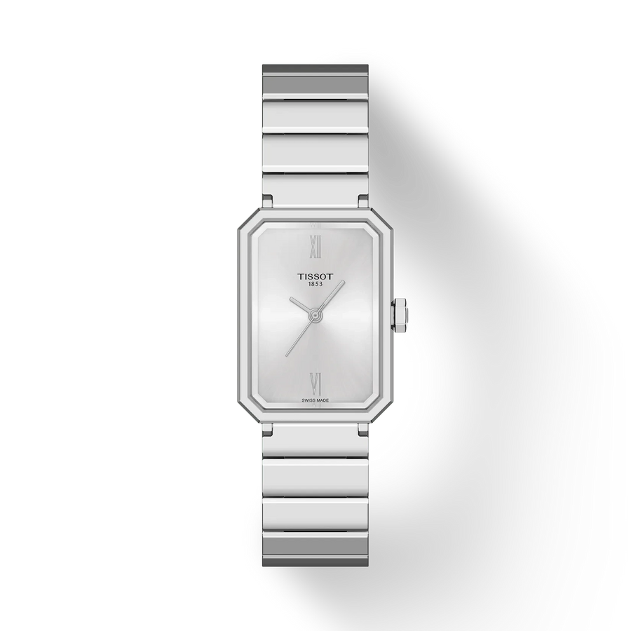 30mm SRV Quartz Watch with Silver Dial in Stainless Steel, Bracelet