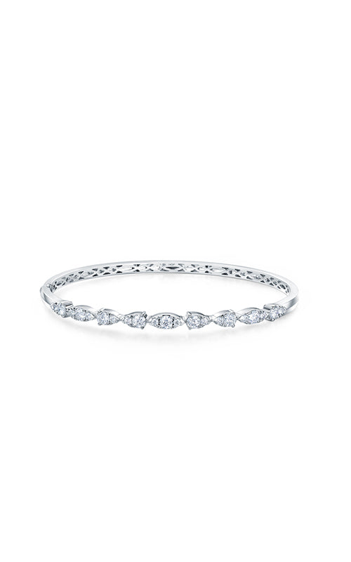 Aerial Dewdrop 1.17-1.23ct Diamond Bangle  Bracelet in 18K White Gold