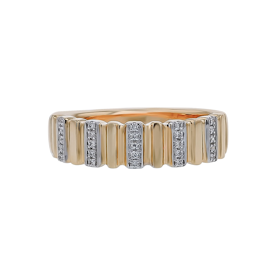 0.07ct Diamond Ring in 14K Yellow Gold Size 6