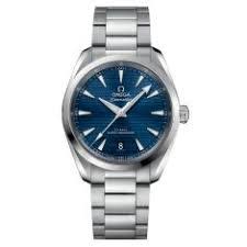 38mm Seamaster Aqua Terra 150M Watch with Blue Dial in Stainless Steel, Bracelet