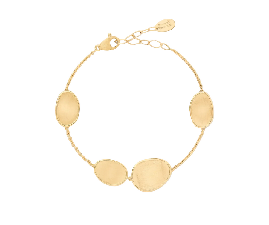 Lunaria 4 Elements Bracelet in 18K Yellow Gold, size 5.9