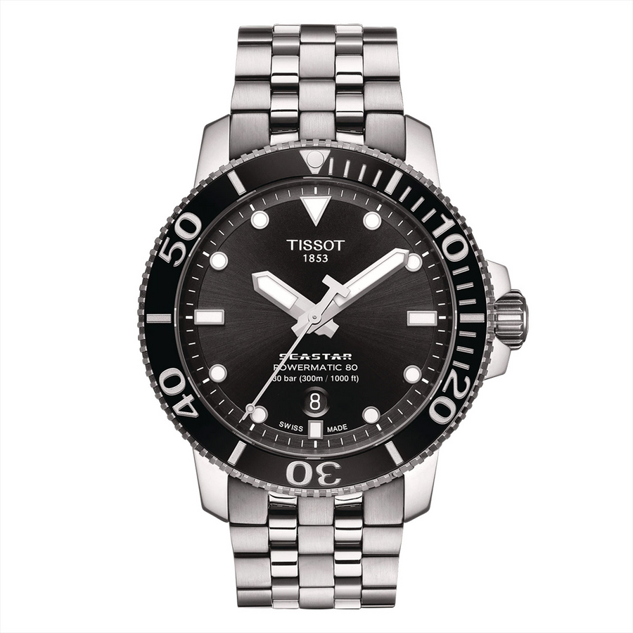 SEASTAR GTS PW80 SS BLK IND BRACELET