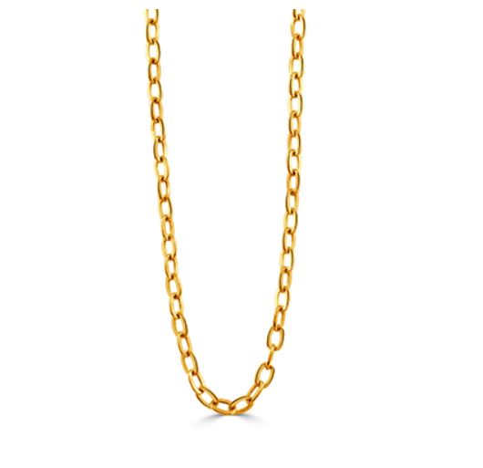 Oval Link Chain in 18K Yellow Gold, 18"
