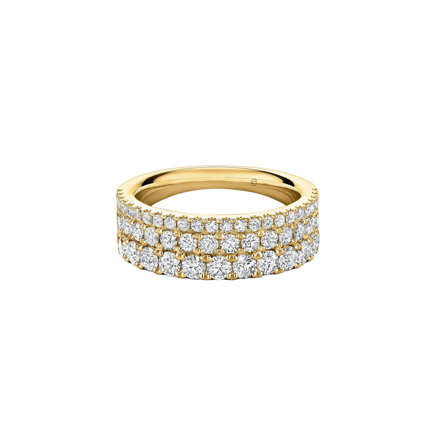 Grace 1.61ct Diamond Triple Wrap Ring in 18K Yellow Gold, size 8