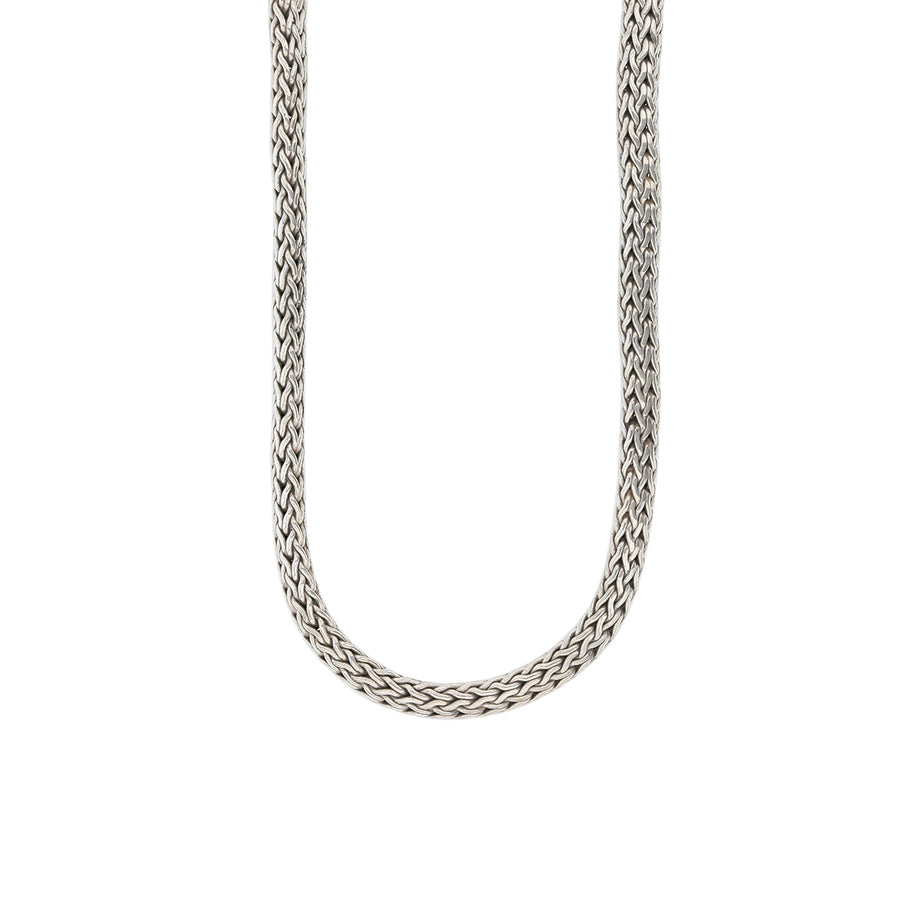 John Hardy Classic Mesh Chain Necklace in 18K Yellow Gold in Sterling Silver, 16"