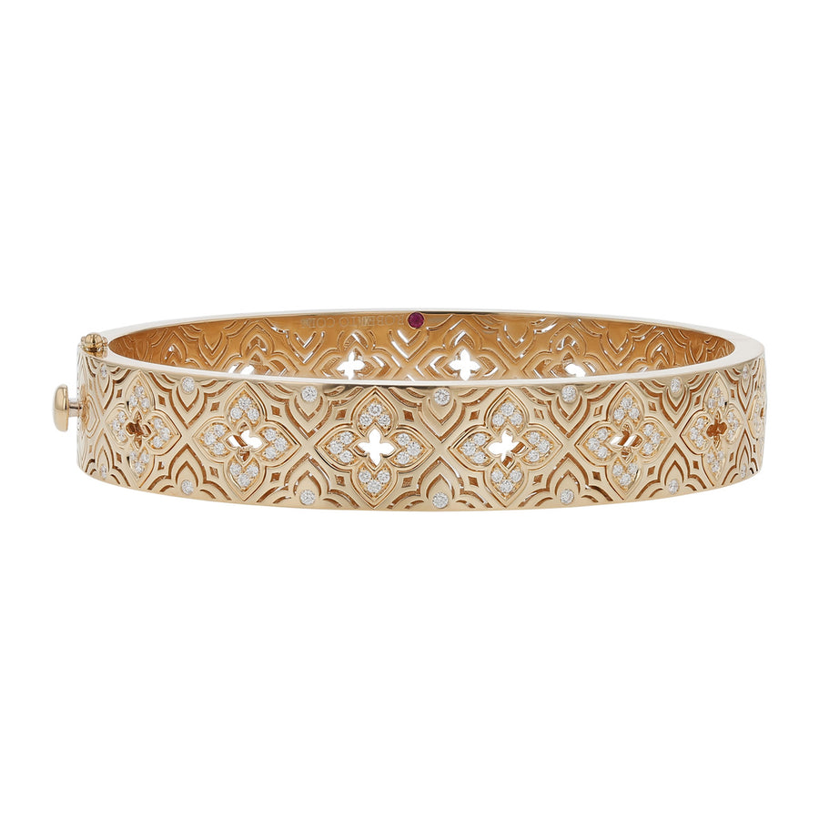 Venetian Princess 0.60Ct Diamond Bangle in 18K Yellow Gold