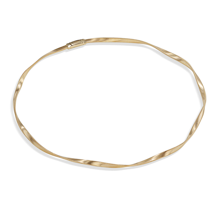 Marrakech Hand Coiled Necklace in 18K Yellow Gold