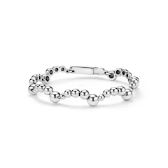 Caviar Bubbly 8mm Bracelet in Sterling Silver Size 7