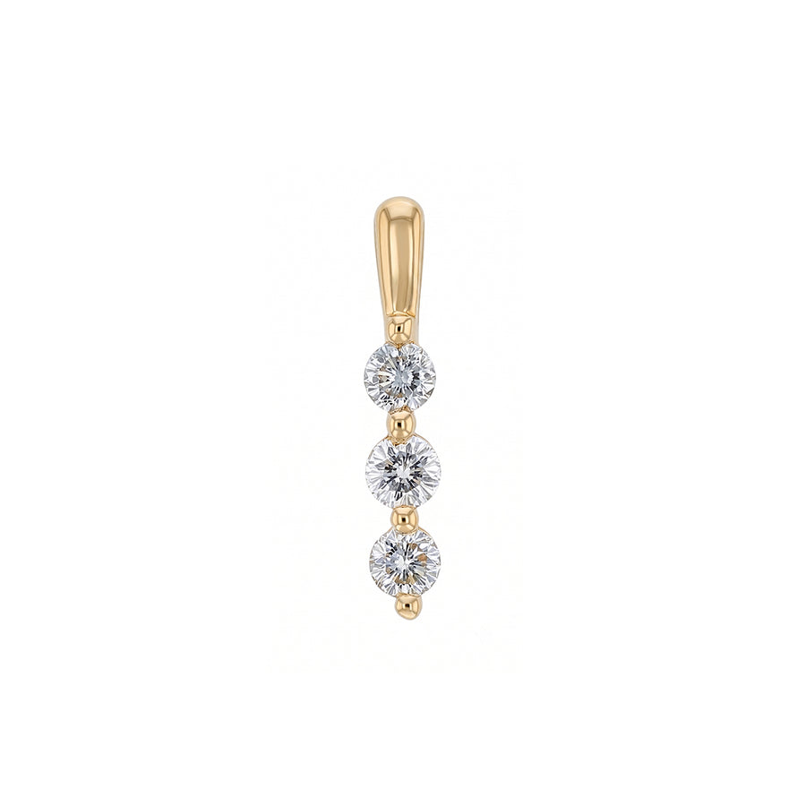 0.48ct Diamond Pendant in 14K Yellow Gold, without chain