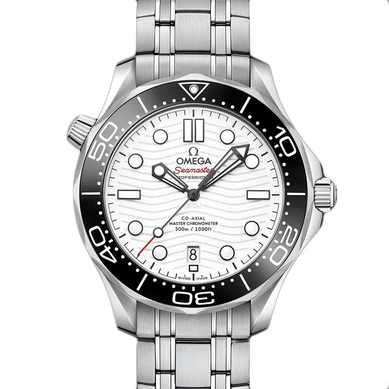 S.S. 42MM DIVER 300M WHITE DIAL BRACELET