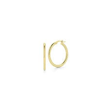 18K Gold Small Hoop Earrings