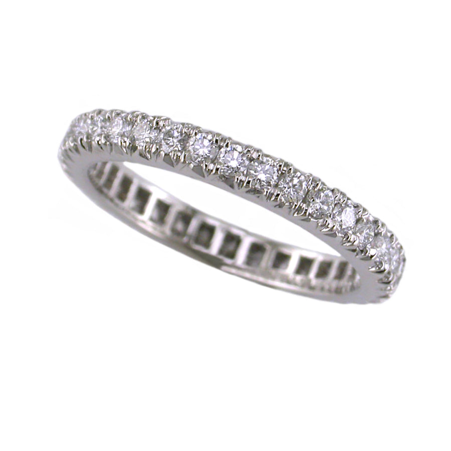 0.40ct Diamond Eternity Band in Platinum, Size 6.25