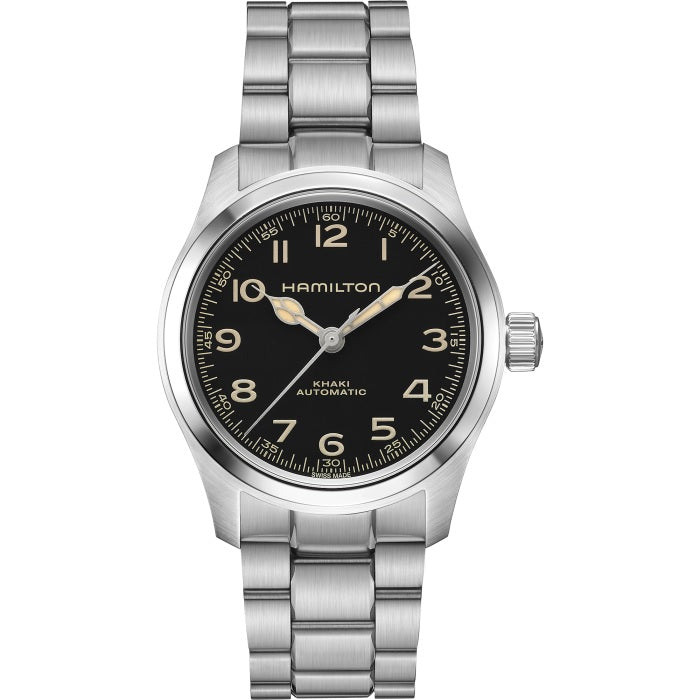 38mm Khaki Field Murph Automatic Black Dial Watch