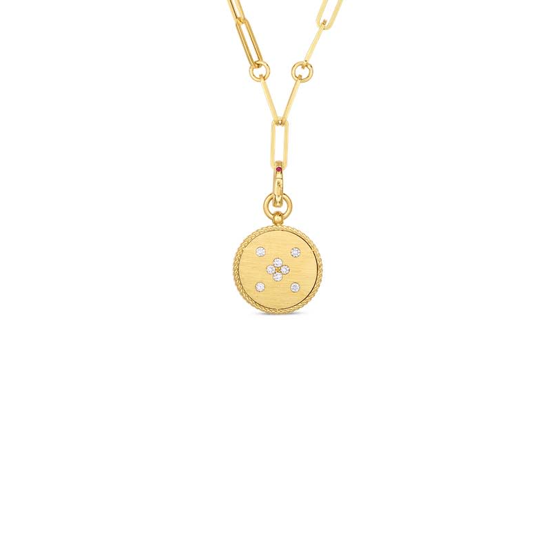 Venetian Princess 0.16ct Diamond Pendant in 18K Yellow Gold, without chain