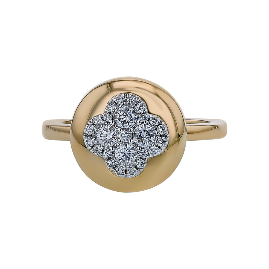 0.36ct Diamond Ring in 14K Yellow Gold, size 6