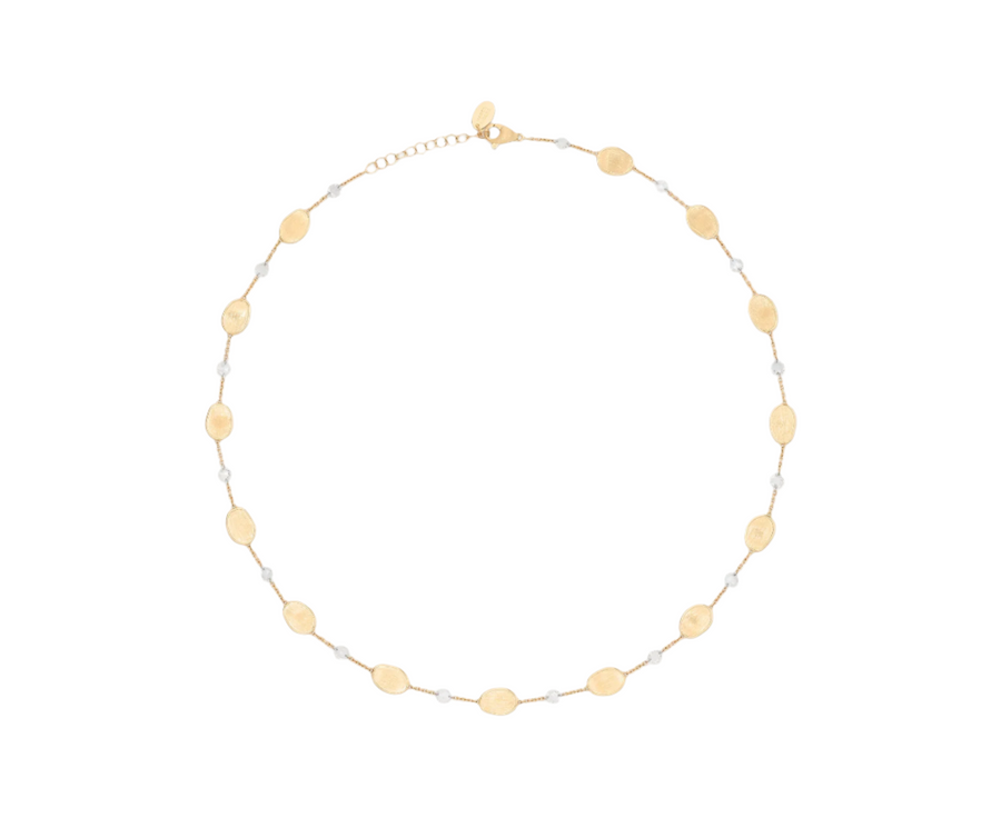 Lunaria 1.55ct Diamond Necklace in 18K Yellow Gold 16.5"