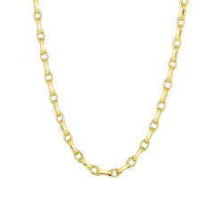 Designer Gold Almond Link Chain in 18K Yellow Gold, 22"