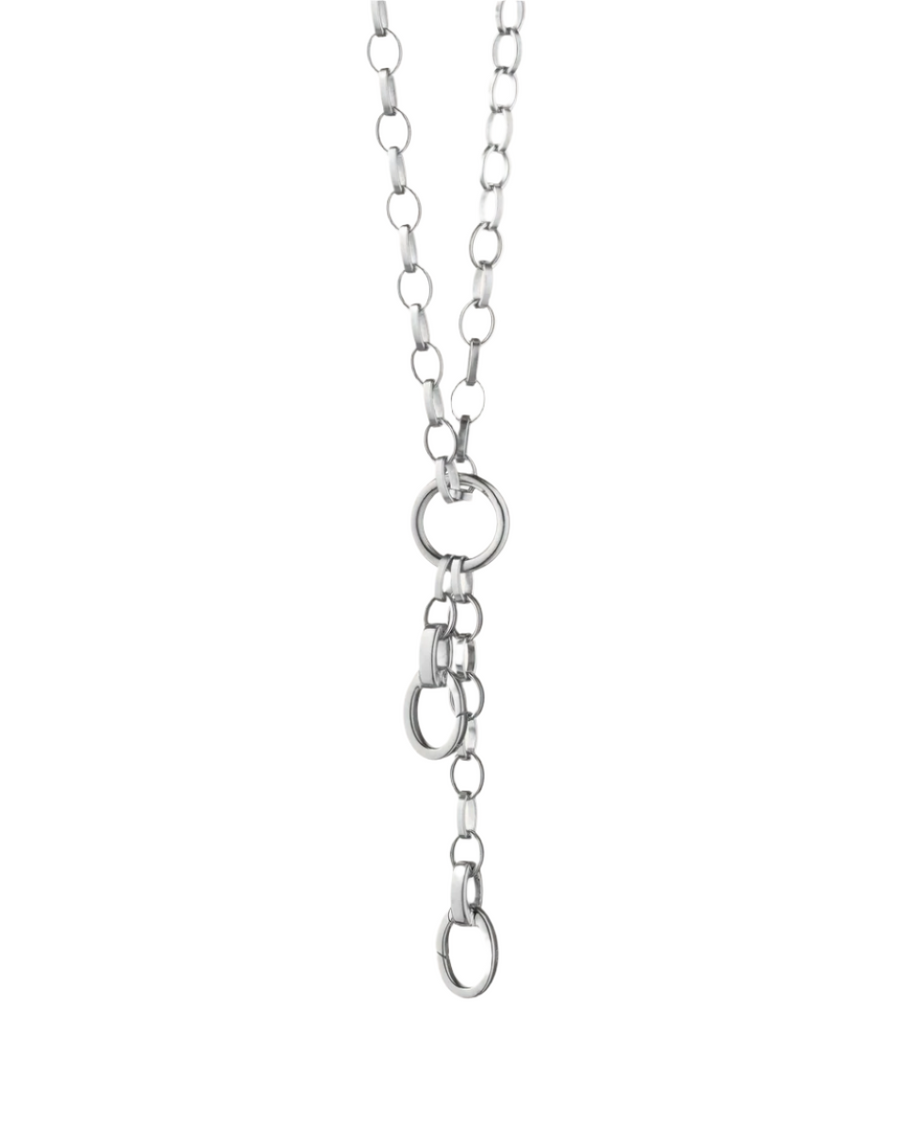 Design Your Own Belcher Charm Necklace in Sterling Silver 20"