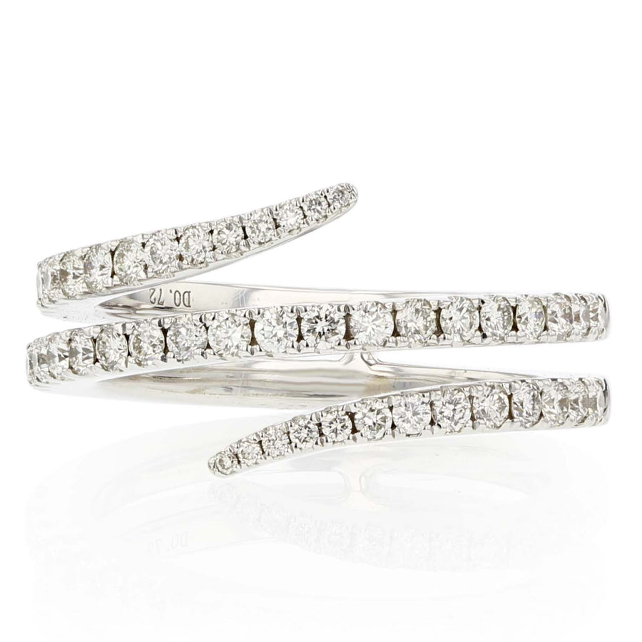 0.72ct Diamond KRYPELL Collection Ring in 18K White Gold