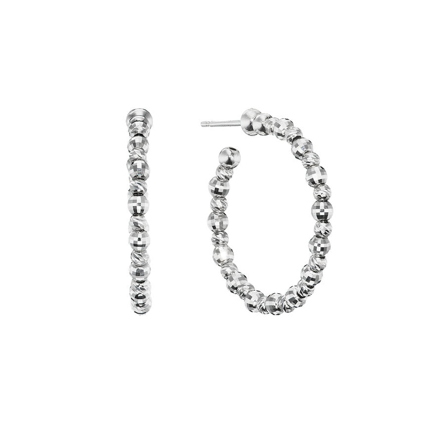 Limitless Small Hoop Earrings in Platinum