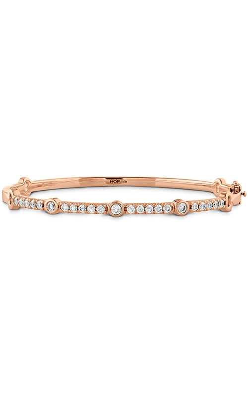 Copley 1.05-1.13ct Diamond Bangle Bracelet in 18K Rose Gold