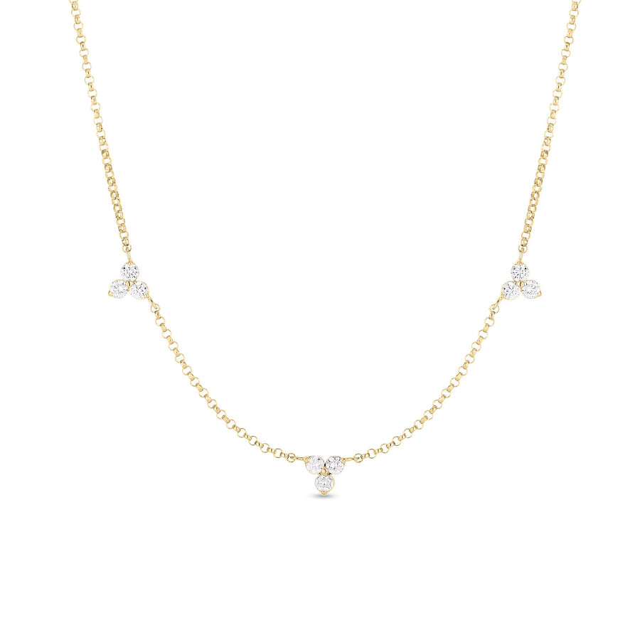 Diamonds by the Inch 0.28ct Diamond Station Necklace in 18K Yellow Gold, 17"