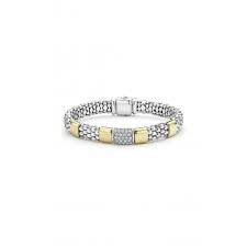 Gold Station Diamond Bracelet