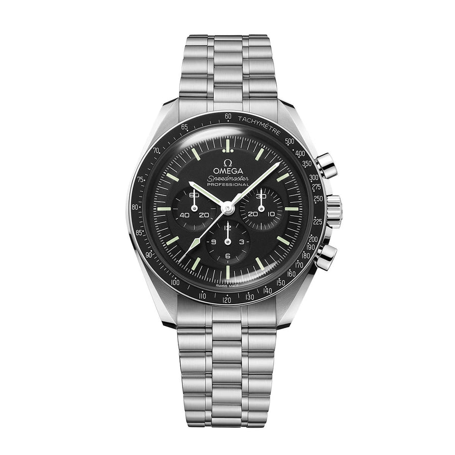 42mm Speedmaster Moonwatch Professional Black Dial Watch