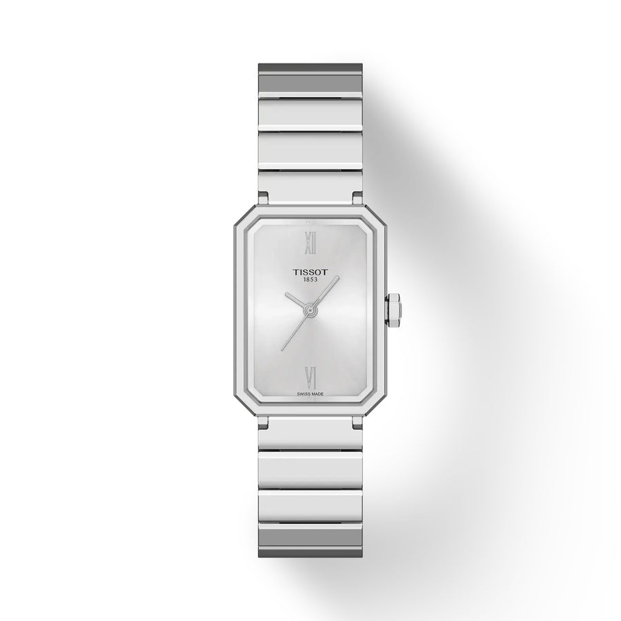 30mm SRV Quartz Watch with Silver Dial in Stainless Steel, Bracelet