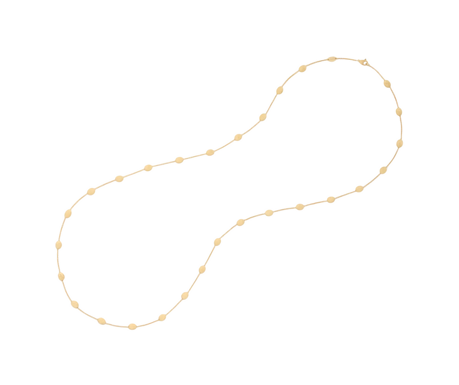Siviglia Station Necklace in 18K Yellow Gold 36"